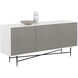 Ventana 65.5 X 18 inch Grey / Black Sideboard, Large